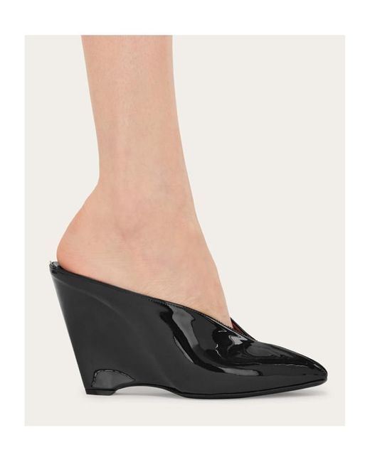 Ferragamo Black Ferragamo Alicia Heeled Sandals
