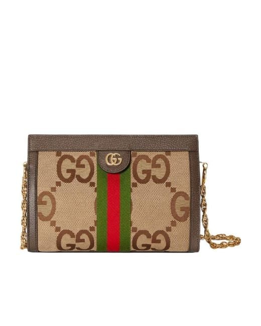 Gucci Natural Small Ophidia Jumbo Gg Bag