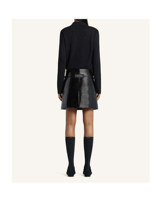 Courreges Black Courrèges Button-Up Polo Cardigan