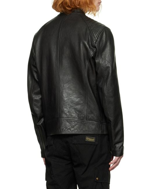 Belstaff Black V Racer 2.0 Biker Jacket for men