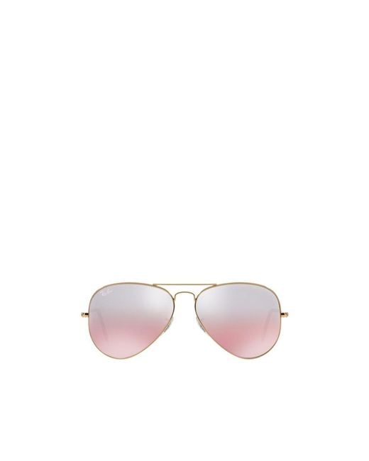 Ray-Ban Pink Logo Sunglasses for men