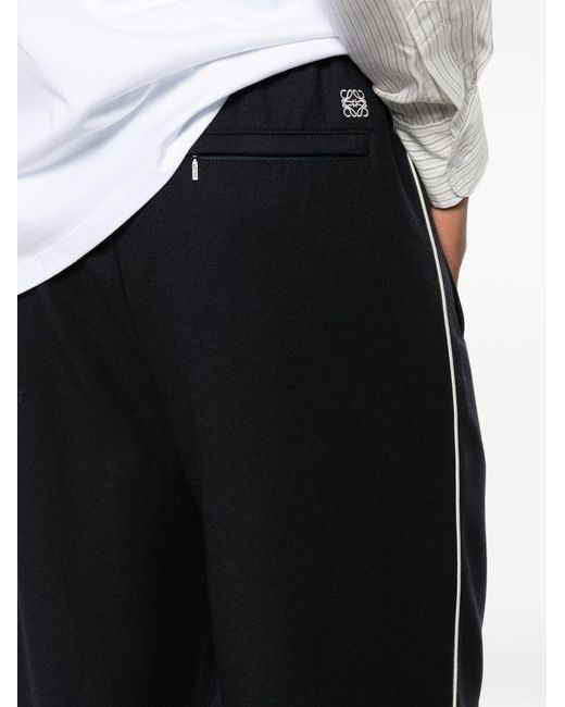 Loewe Black Drawstring Trousers for men