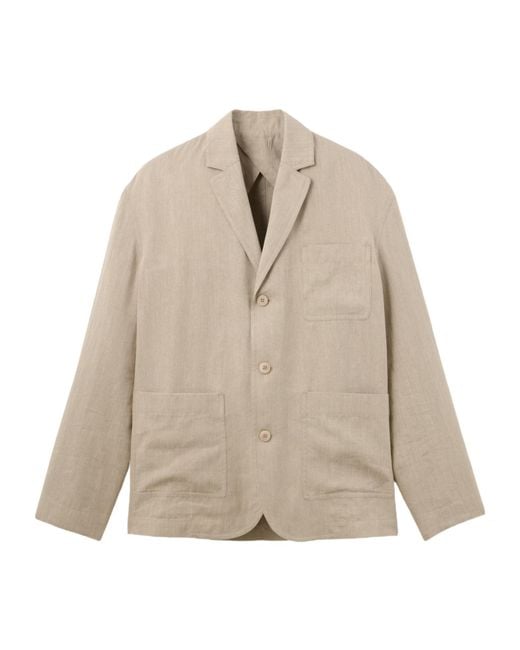 Jacquemus Natural The Pastro Long Sleeved Blazer for men