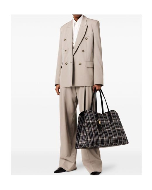Stella McCartney Natural Double-Breasted Wool Jacket