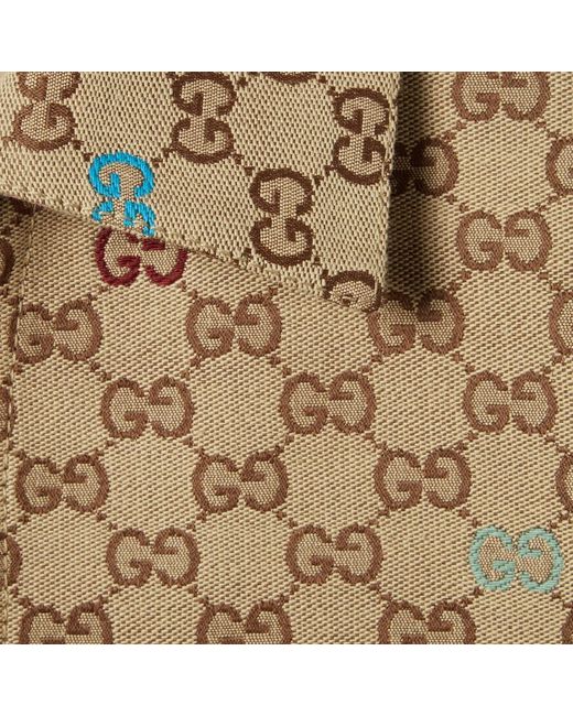 Gucci Natural Gg Monogrammed Zip-Up Jacket for men