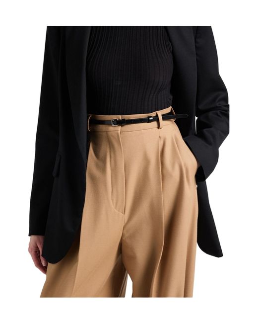Sportmax Natural Loose Trousers