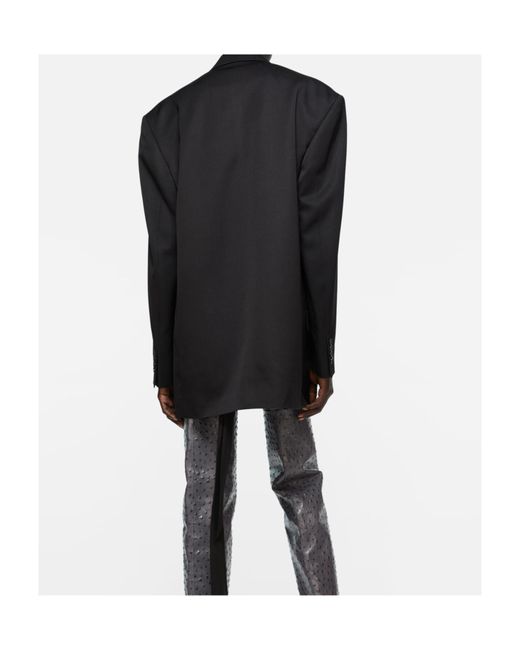 Acne Black Single-Breasted Suit Jacket