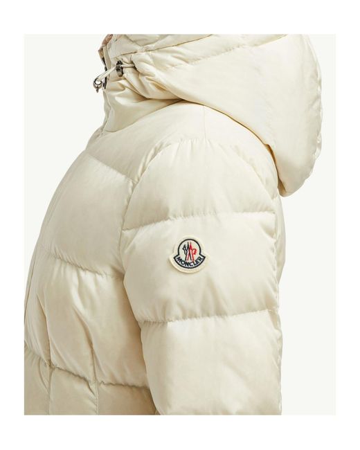 Moncler Gray Avoce Hooded Short Down Jacket
