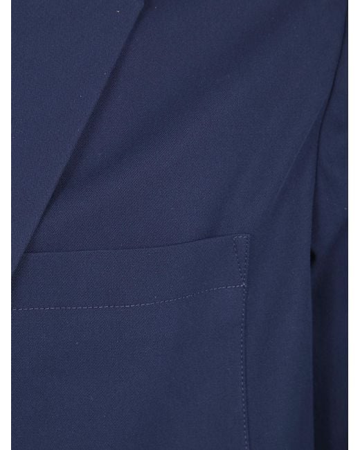 PT01 Blue Single Breasted Jacket for men