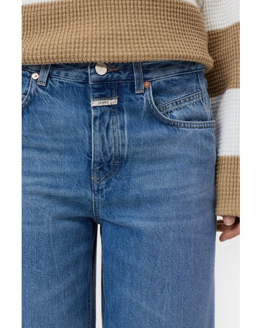 Closed Blue Straight-Leg Jeans