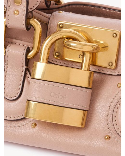 Chloé Pink Chloé Paddington Small Top Handle Bag