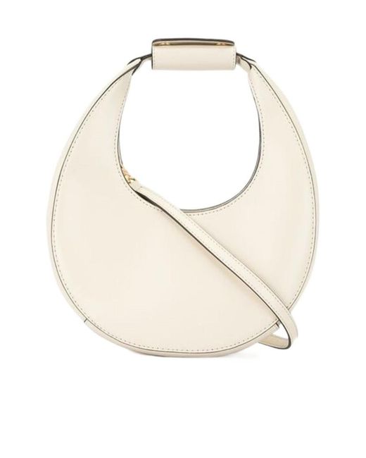 Staud Natural Mini Moon Shoulder Bag