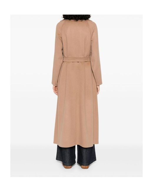 Max Mara Natural 'S Doris Belted Long-Sleeved Coat