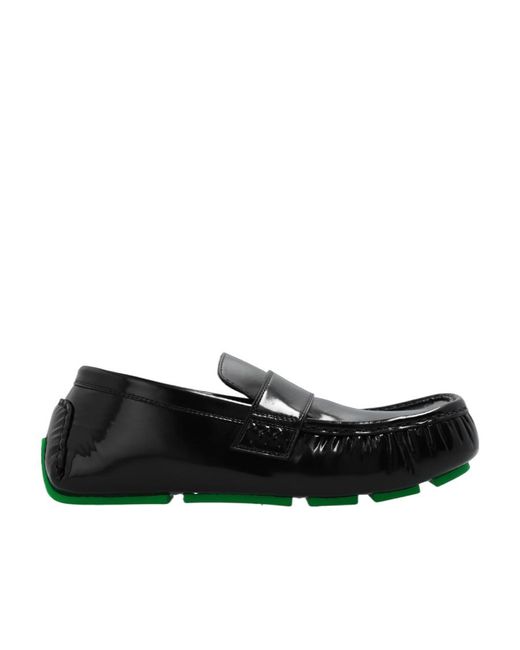 Bottega Veneta Black Logo Casual Shoes for men