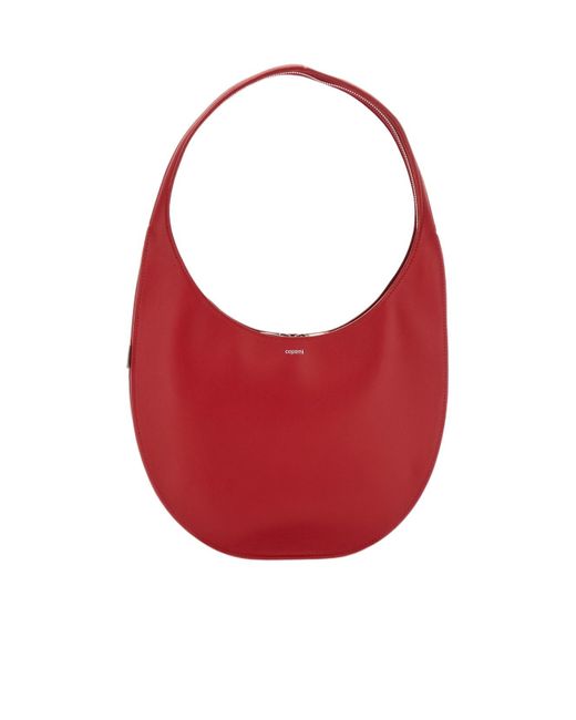 Coperni Red Medium Swipe Leather Shoulder Bag