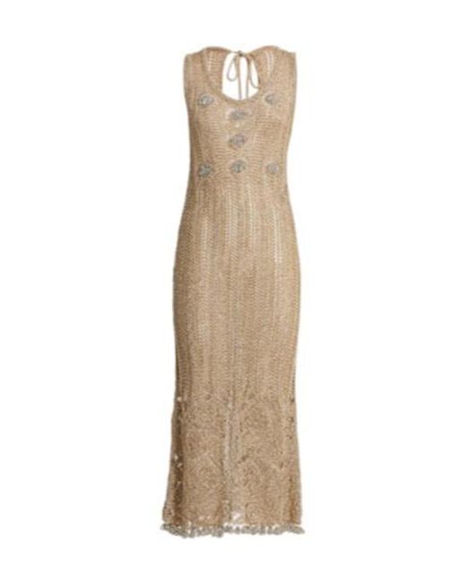 Rabanne Natural Thinstrap Dress