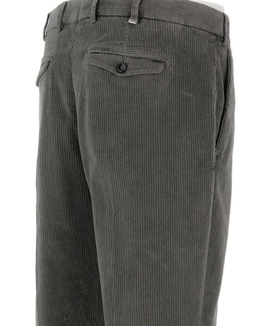 Pt Pantaloni Gray Belt Loop Casual Pants for men