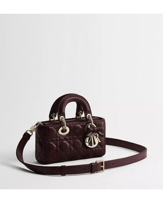 Dior Brown Mini D-Joy Crossbody Bag
