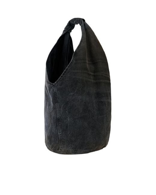 Our Legacy Black Drip Shoulder Bag