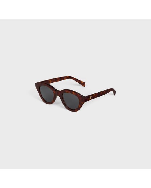 Céline White Triomphe Mini 01 Sunglasses