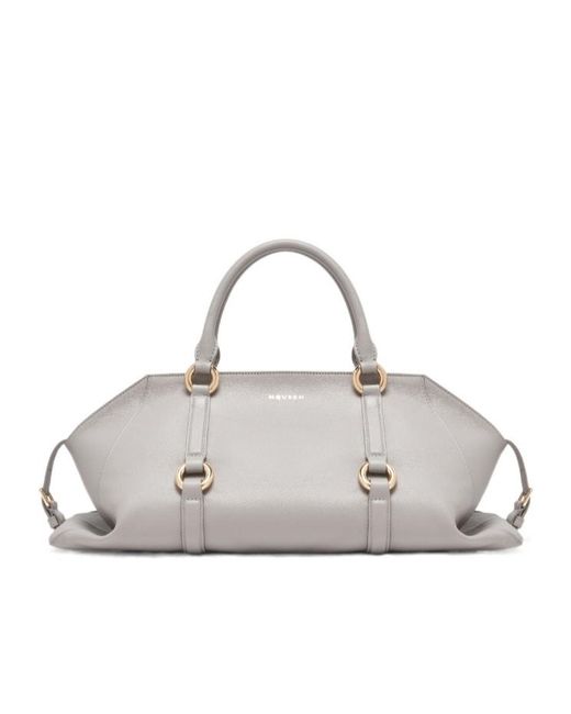 McQueen Metallic Farringdon Medium Tote Bag