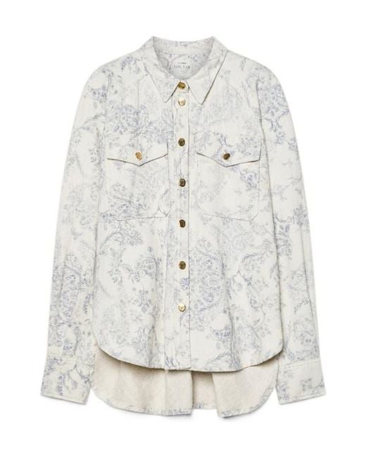 Forte_forte White Denim Overshirt Nontiscordardime