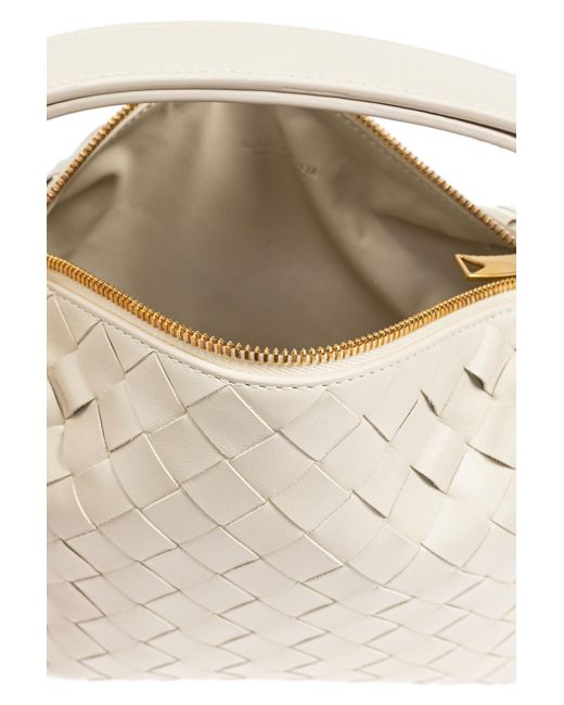 Bottega Veneta Natural Woven Design Handbag