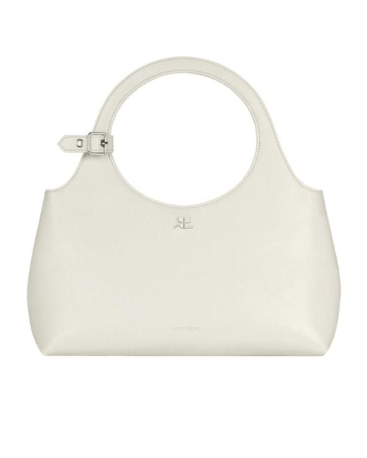Courreges White Courrèges Holy Day Top Handle Bag