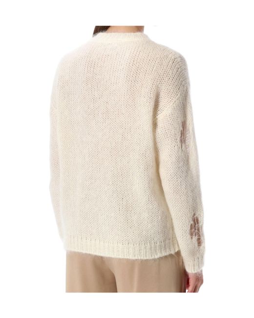 Fabiana Filippi Natural Crew Neck Sweater