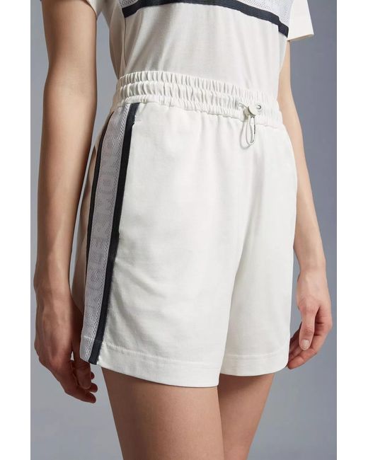 Moncler Gray Logo Shorts