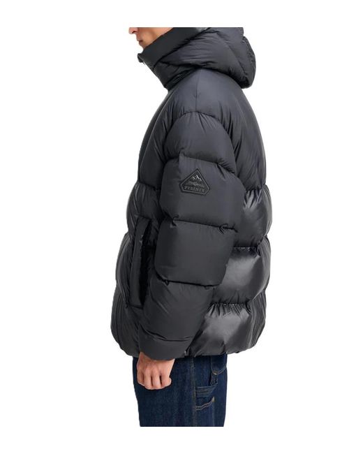 Pyrenex Black Long-Sleeved Cotton Jacket for men