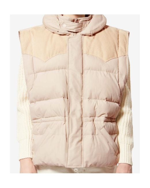 Isabel Marant Natural Isabel Marant Étoile Olfa Padded Gilet