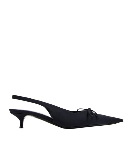 Balenciaga Multicolor Knife Bow Slingback Pumps