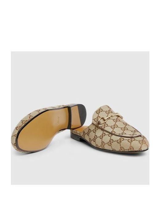 Gucci White Princetown Slippers
