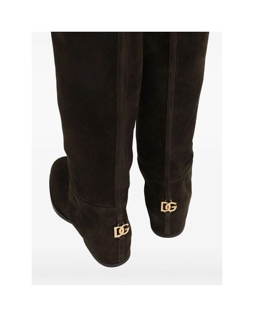 Dolce & Gabbana Black Dolce & Gabbana Leather Boots