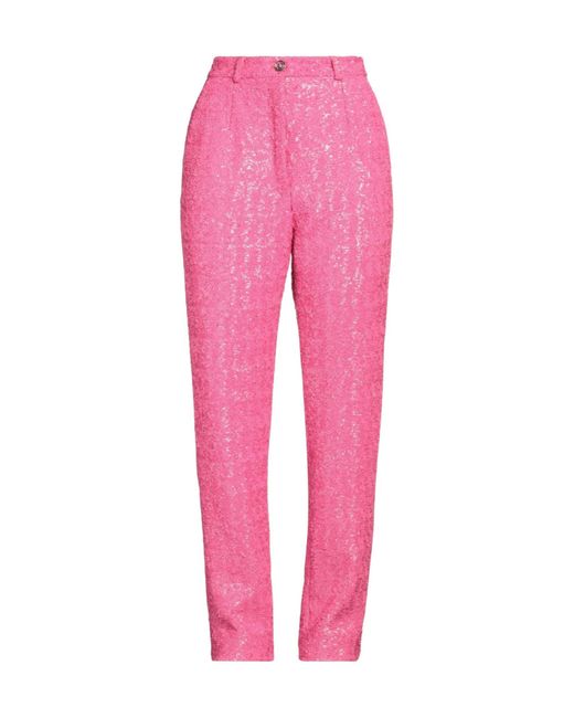 Dolce & Gabbana Pink Casual Trouser