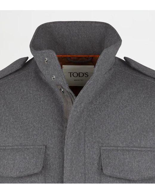 Tod's Gray Field Jacket for men