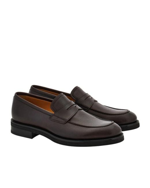 Ferragamo Black Penny Loafer for men
