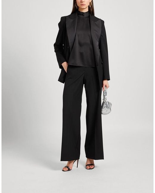 MAX&Co. Black Wide-Leg Casual Pants