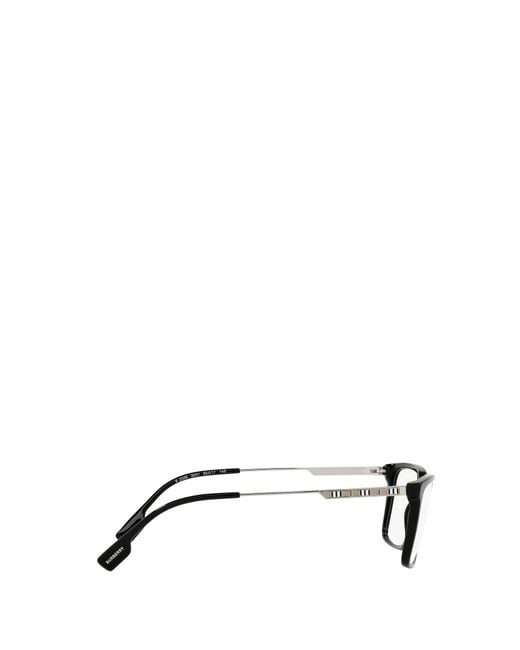 Burberry White Eyewear Rectangular Frame Glasses for men