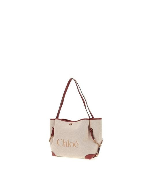 Chloé Natural Rectangular Shoulder Bag