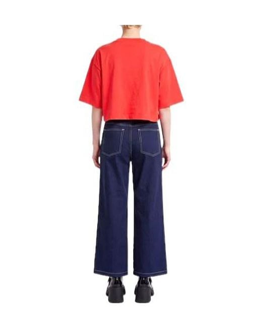 Marni Red Printed Shortsleeve Tshirt