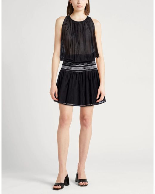 Tory Burch Black Color-Block Sleeveless Dress