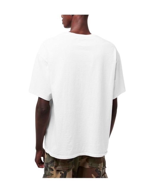 GALLERY DEPT. White Solid Color T-Shirt for men