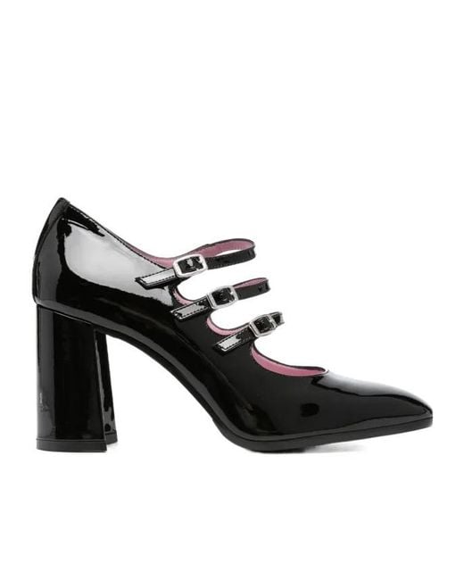 CAREL PARIS Black Keel Pumps