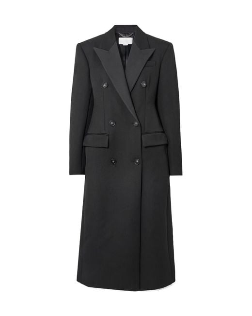 Stella McCartney Black Double-Breasted Coat