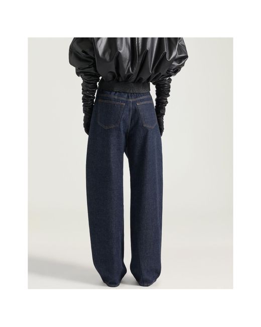 Givenchy Blue Raw Cocoon Jeans