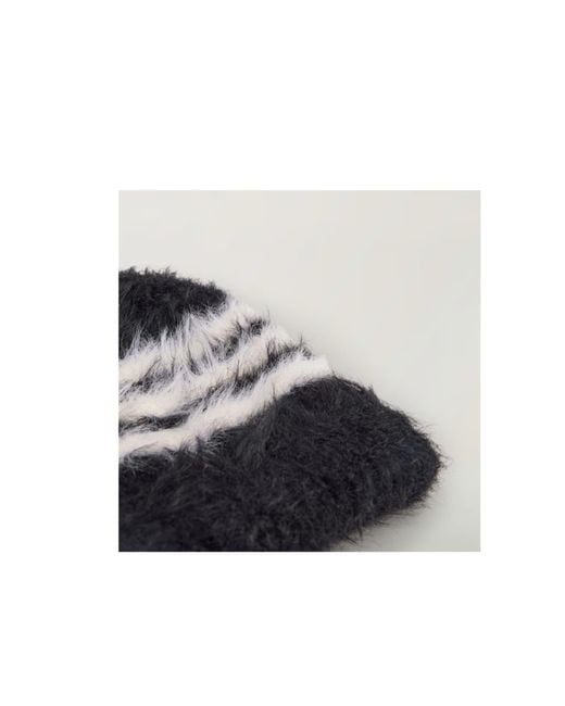 Y-3 Black Stripes Beanie for men
