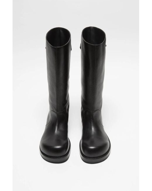 Acne Black High-Shaft Boots
