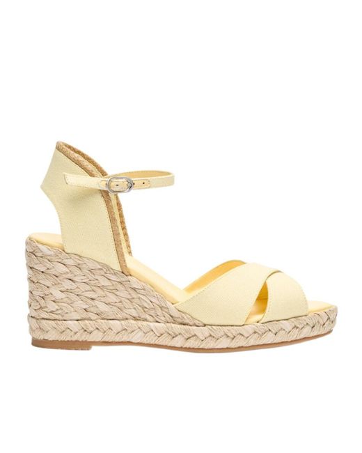 Stuart Weitzman Metallic Mirela Ii Espadrille Wedge